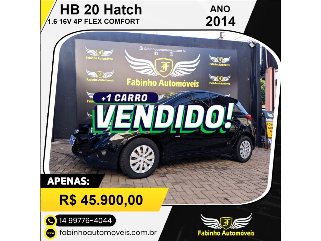 HB 20 Hatch 1.6 16V 4P FLEX COMFORT