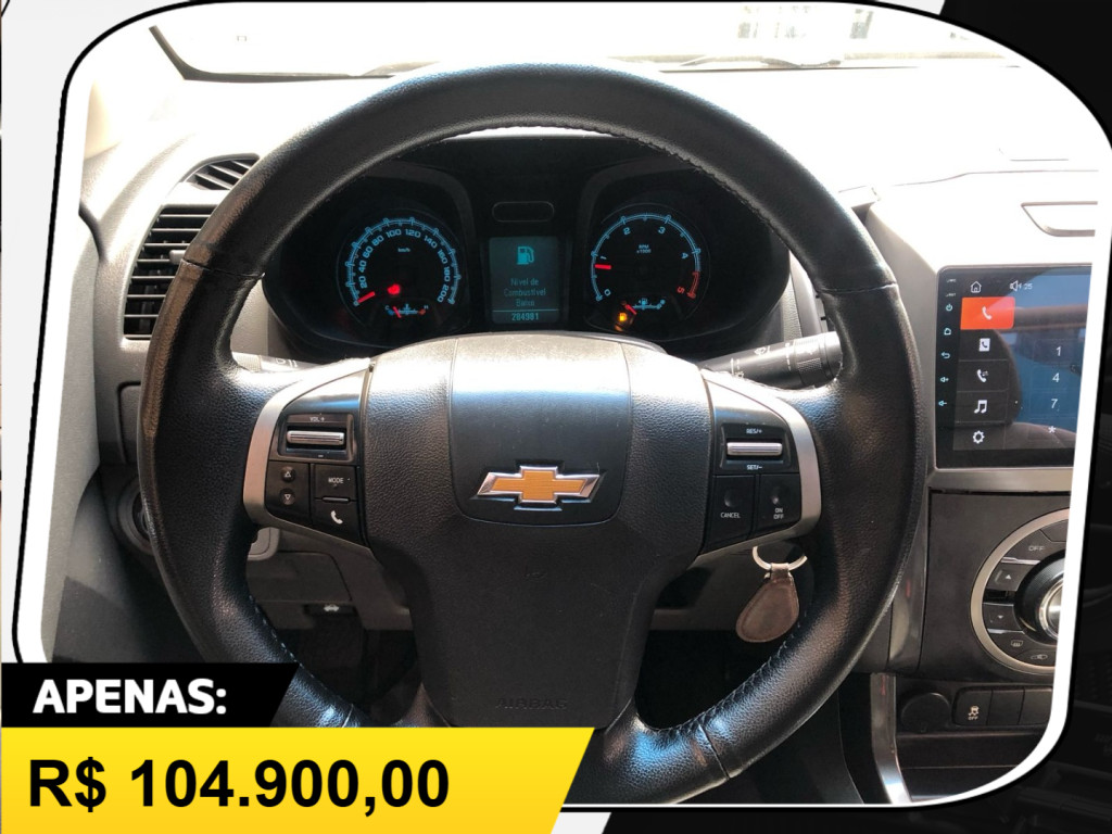 S10 2.8 16V LTZ CABINE DUPLA 4X4 TURBO DIESEL AUTOMÁTICO