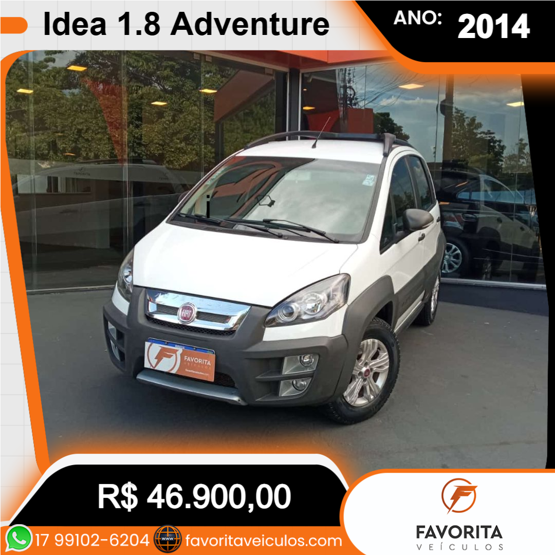 Idea 1.8 16V 4P ADVENTURE FLEX