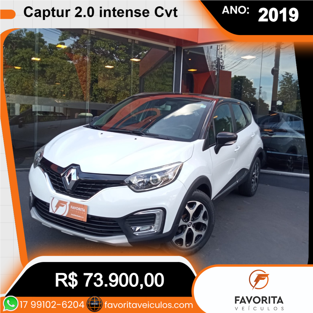 Captur 2.0 16V 4P FLEX INTENSE AUTOMÁTICO