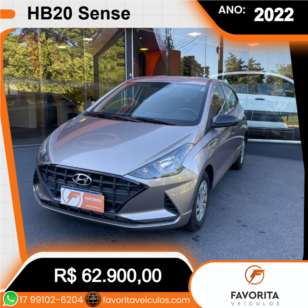 HB 20 Hatch 1.0 12V 4P FLEX SENSE