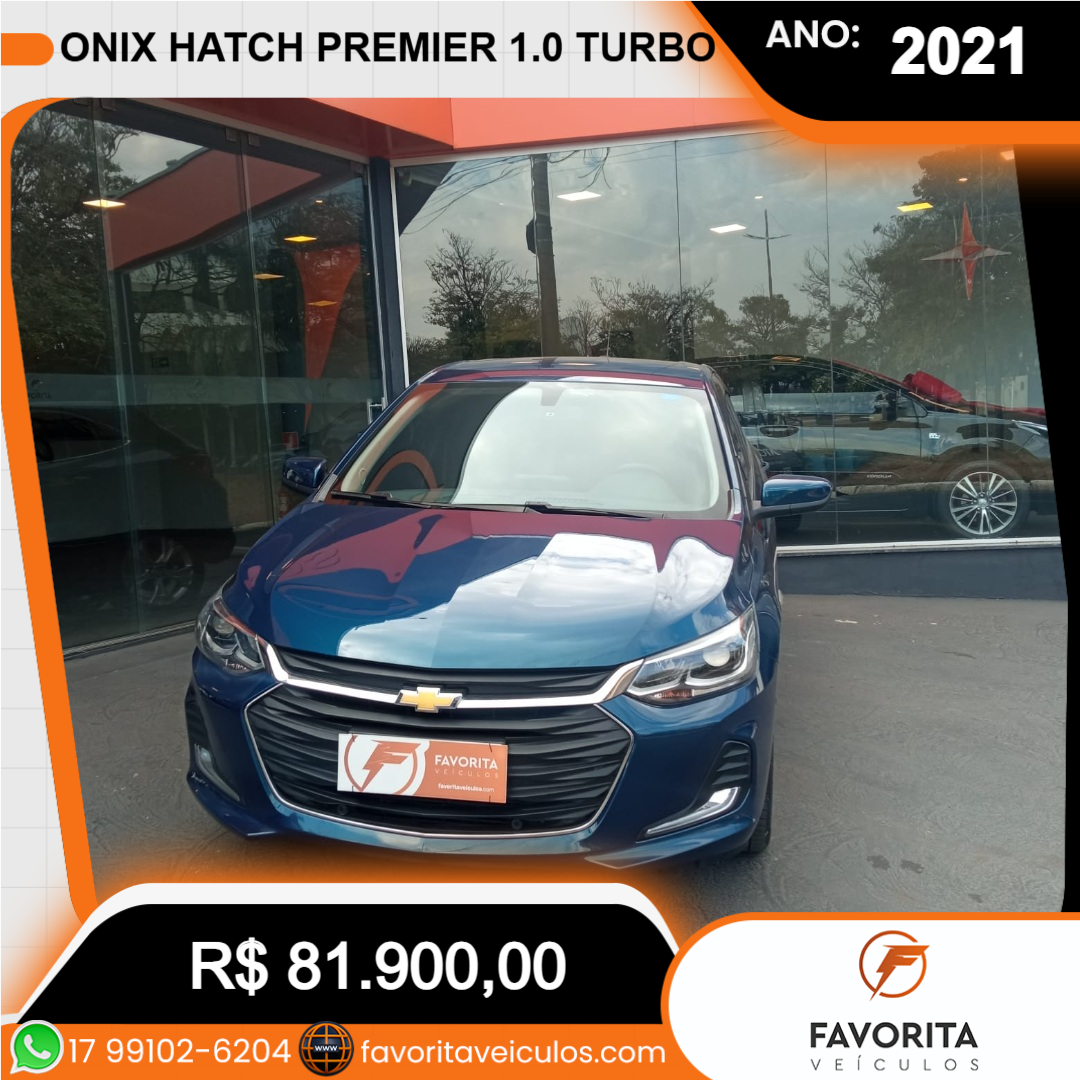Onix Hatch 1.0 12V 4P FLEX PREMIER 2 TURBO AUTOMÁTICO