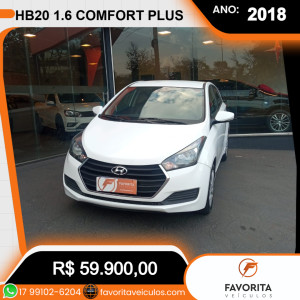 HB 20 Hatch 1.6 16V 4P FLEX COMFORT PLUS
