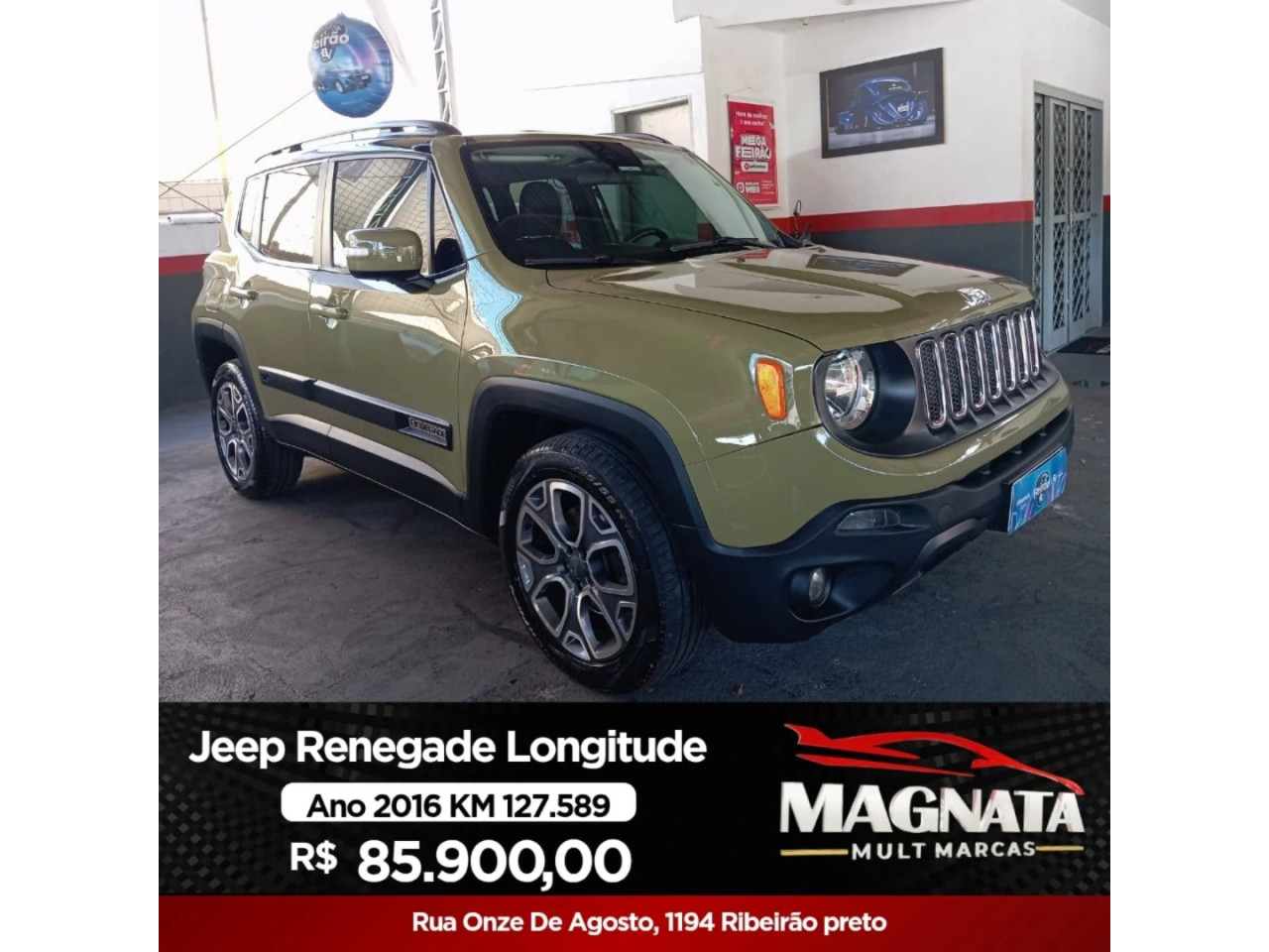 Renegade 2.0 16V 4P TURBO DIESEL LONGITUDE 4X4 AUTOMÁTICO