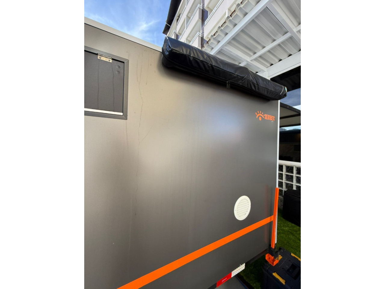 TERCEIRO EIXO Mini Trailer Família 4 PESSOAS