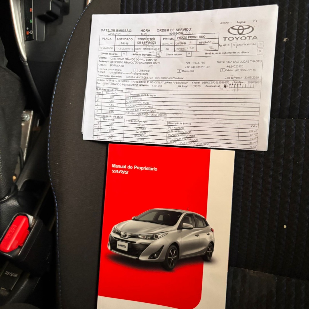 TOYOTA Yaris Hatch 1.5 16V 4P FLEX XL PLUS CONNECT MULTIDRIVE AUTOMÁTICO CVT