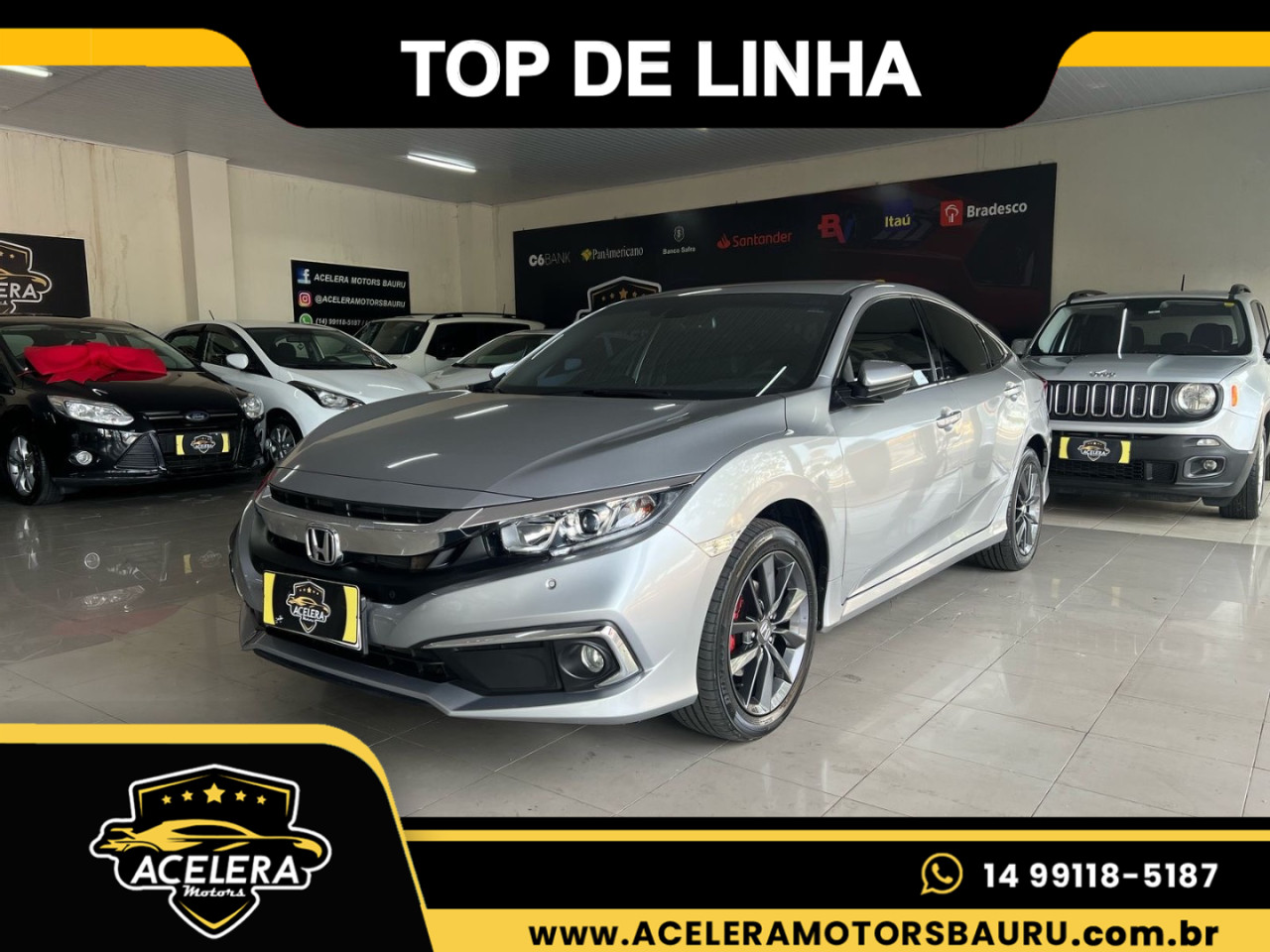 Civic 2.0 16V 4P EXL FLEX  AUTOMÁTICO CVT