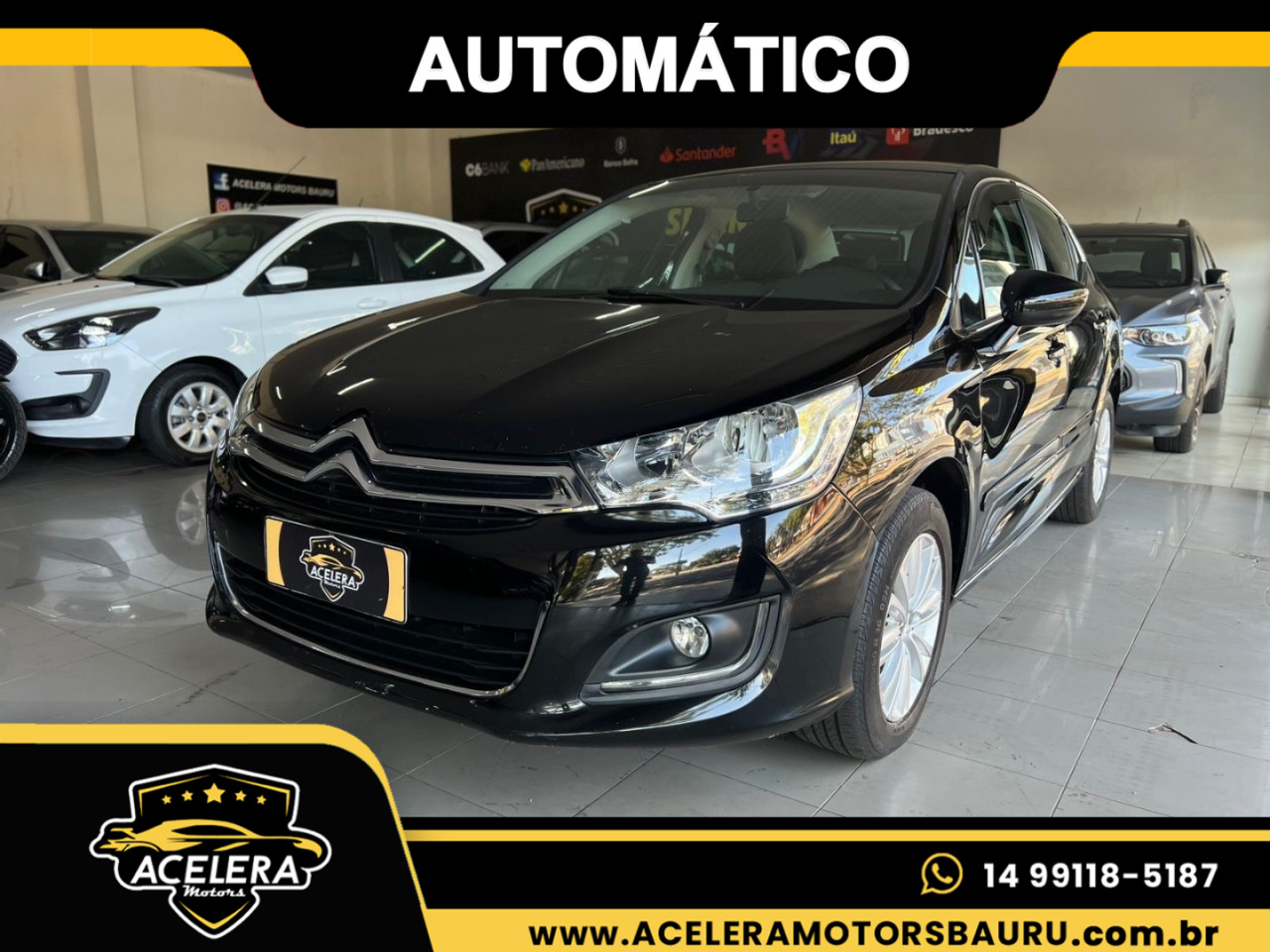 C4 Sedan 1.6 16V 4P LOUNGE ORIGINE BUSINESS THP TURBO AUTOMÁTICO