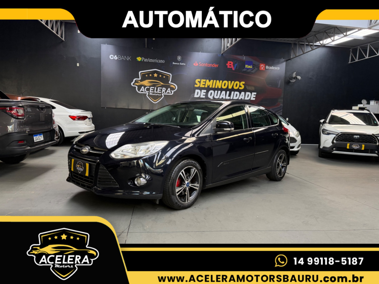 Focus Hatch 1.6 16V 4P FLEX SE POWERSHIFT AUTOMÁTICO
