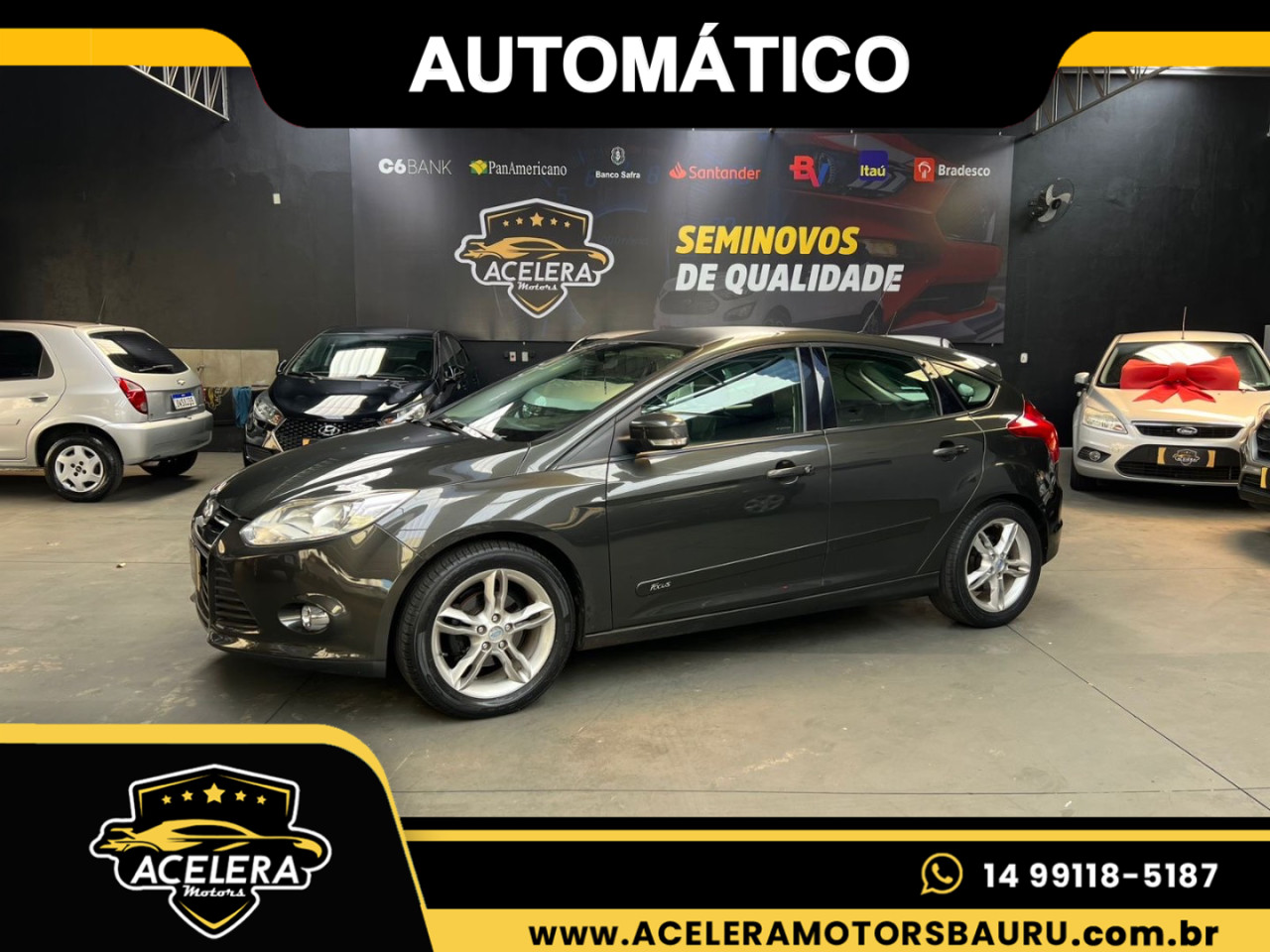 Focus Hatch 1.6 16V 4P FLEX SE POWERSHIFT AUTOMÁTICO