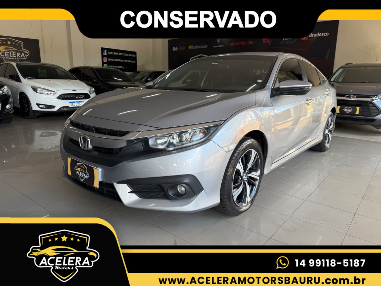 Civic 2.0 16V 4P EX FLEX  AUTOMÁTICO CVT