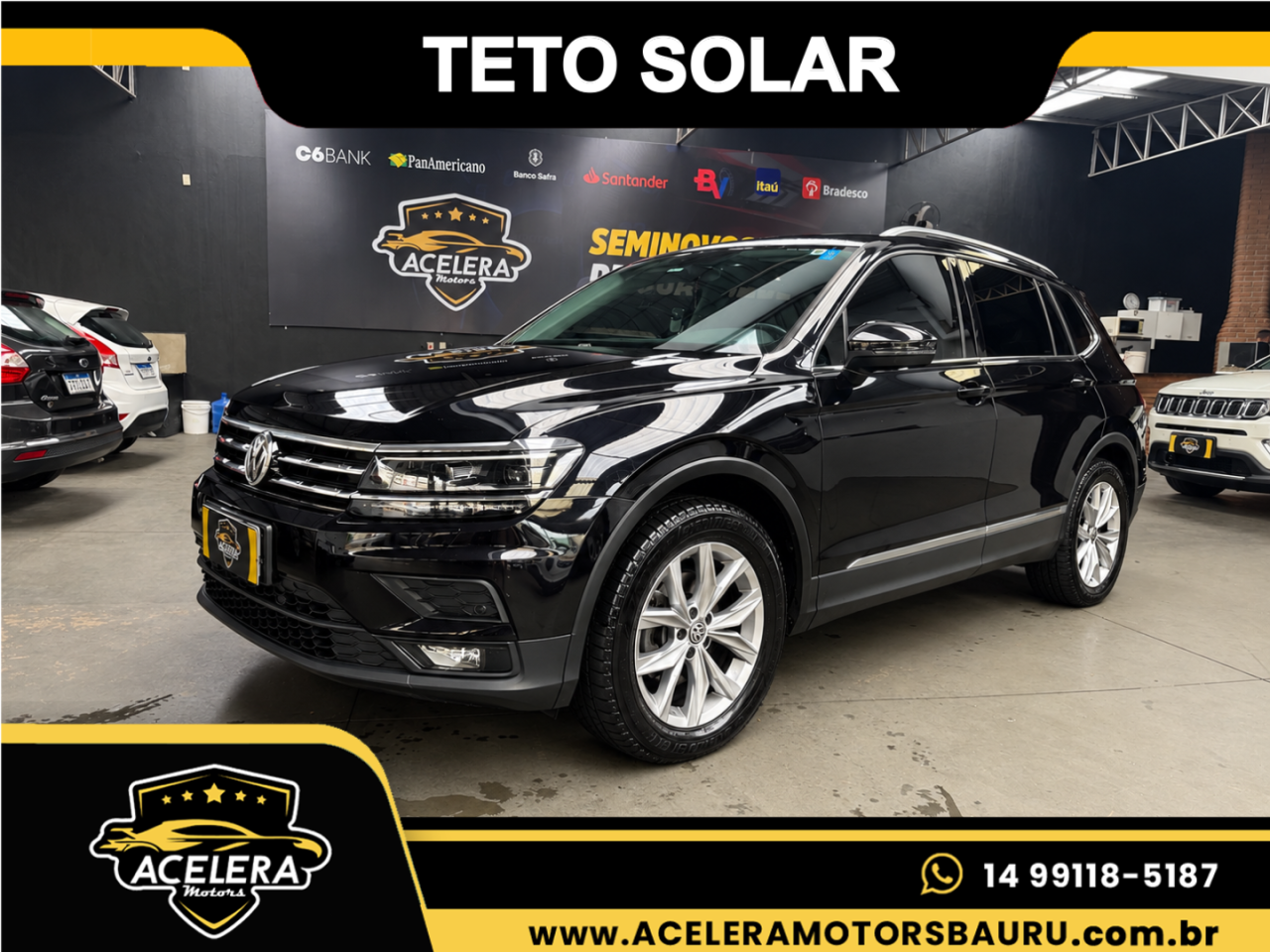 Tiguan 1.4 250 TSI TOTAL FLEX ALLSPACE COMFORTLINE TURBO AUTOMÁTICO TIPTRONIC