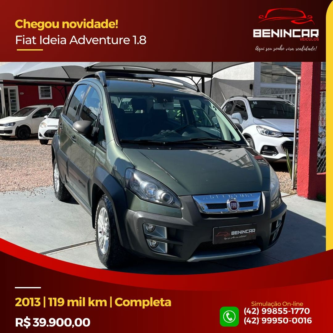 Idea 1.8 16V 4P FLEX ADVENTURE DUALOGIC AUTOMATIZADO