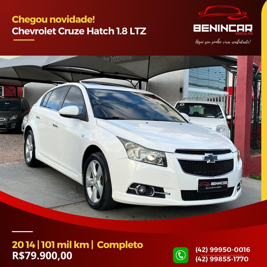 Cruze Hatch 1.8 16V 4P LTZ SPORT6 FLEX AUTOMÁTICO