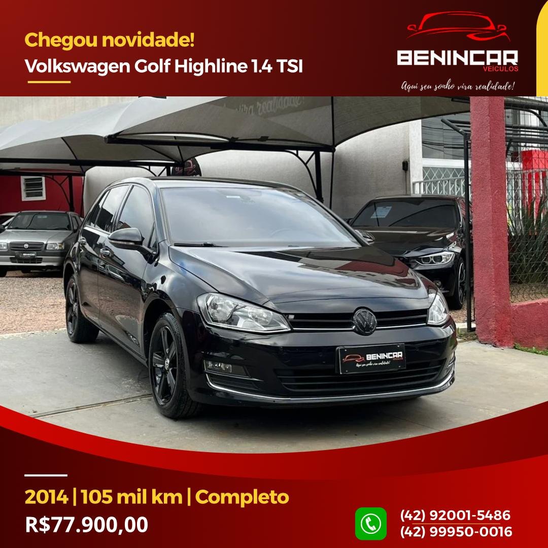 Golf 1.4 16V 4P FLEX TSI HIGHLINE AUTOMÁTICO