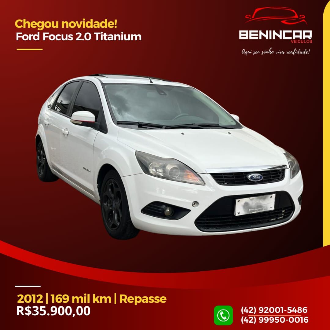 Focus Hatch 2.0 16V 4P FLEX TITANIUM AUTOMÁTICO