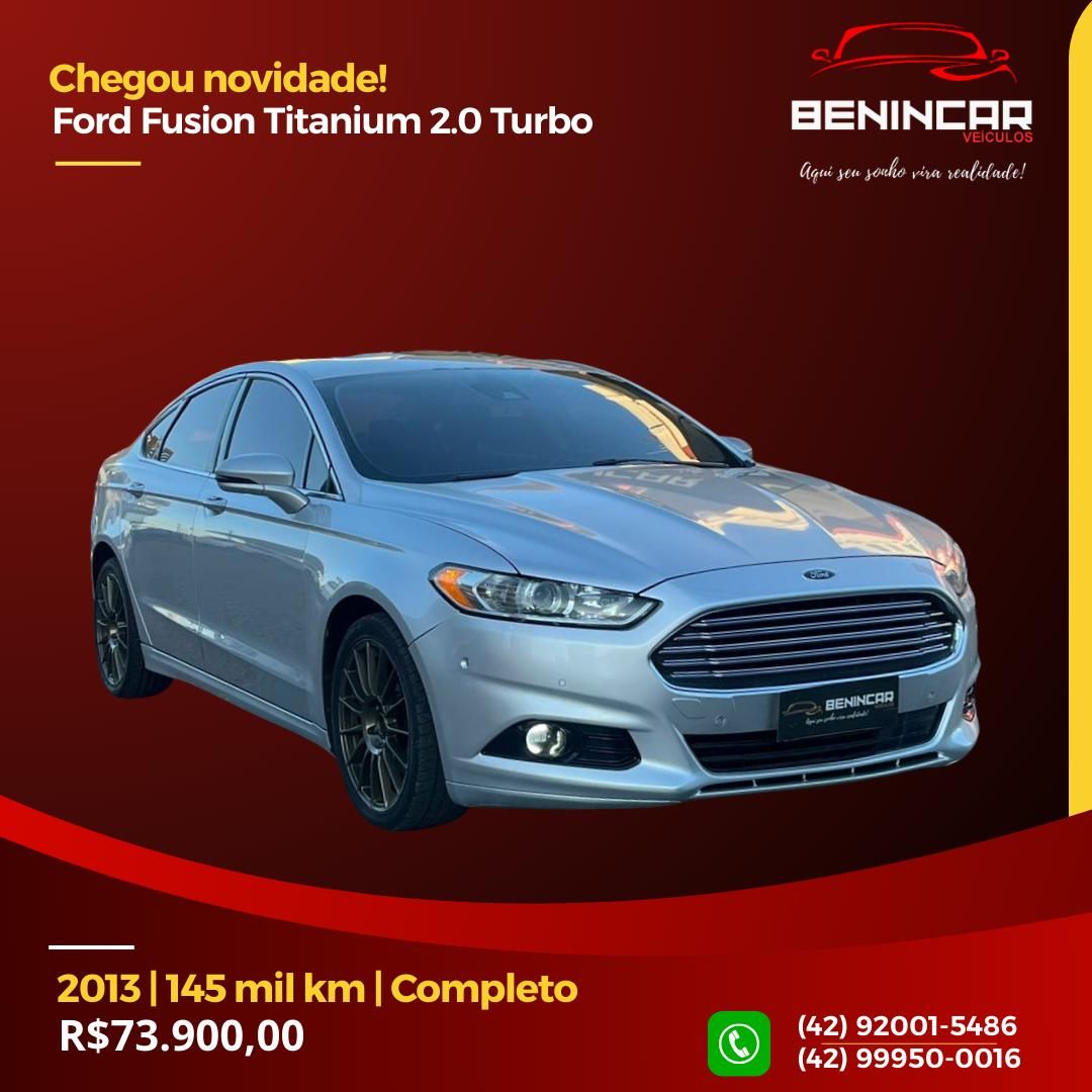 Fusion 2.0 16V 4P ECOBOOST TURBO TITANIUM AWD AUTOMÁTICO