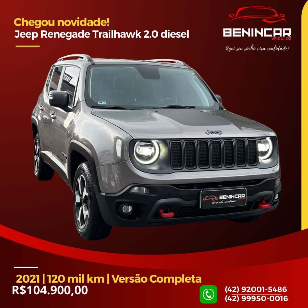 Renegade 2.0 16V 4P TURBO DIESEL TRAILHAWK 4X4 AUTOMÁTICO