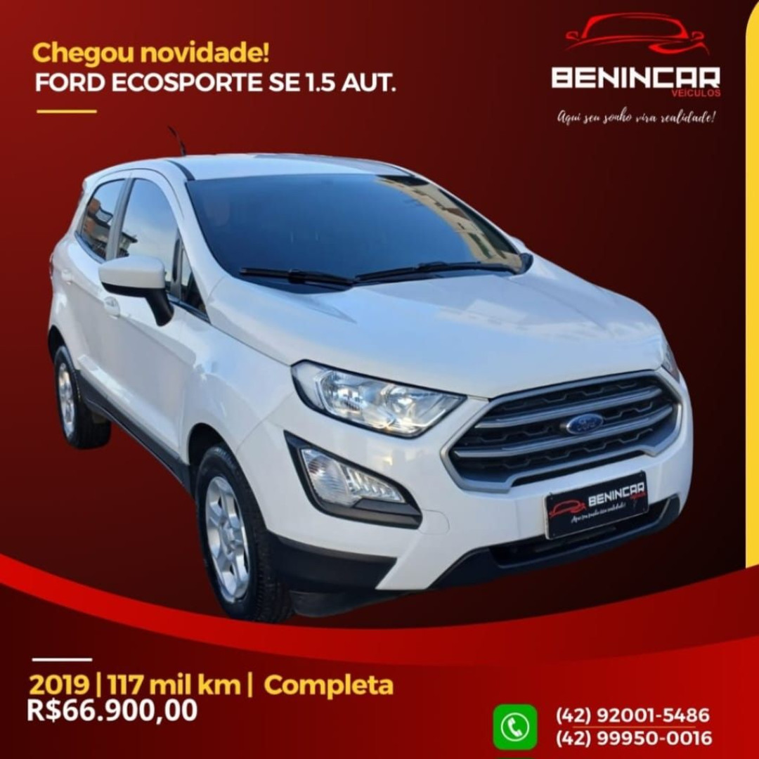 Ecosport 1.5 12V 4P TI-VCT SE FLEX AUTOMÁTICO