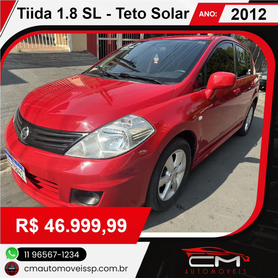 Tiida Hatch 1.8 16V 4P SL FLEX AUTOMÁTICO