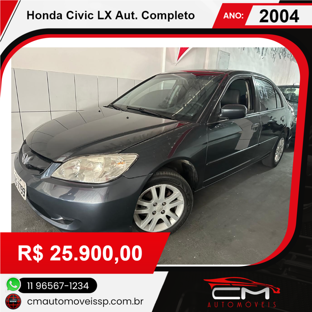 Civic 1.8 16V 4P LX AUTOMÁTICO