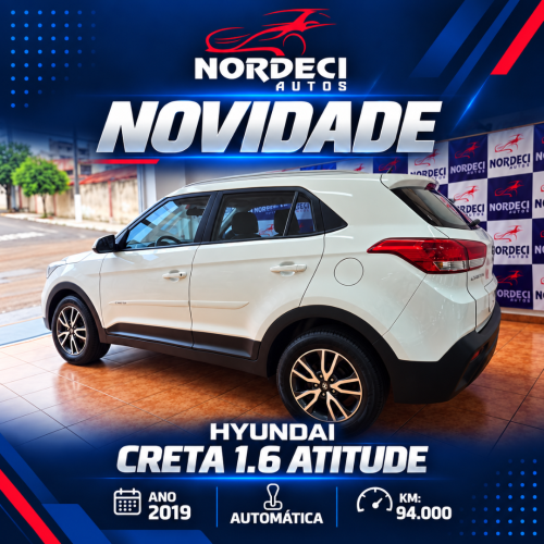 Creta 1.6 16V 4P FLEX ATTITUDE AUTOMÁTICO