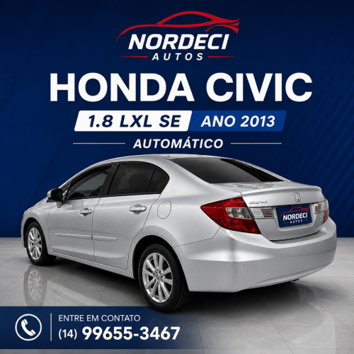 Civic 1.8 16V 4P FLEX LXL SE AUTOMÁTICO
