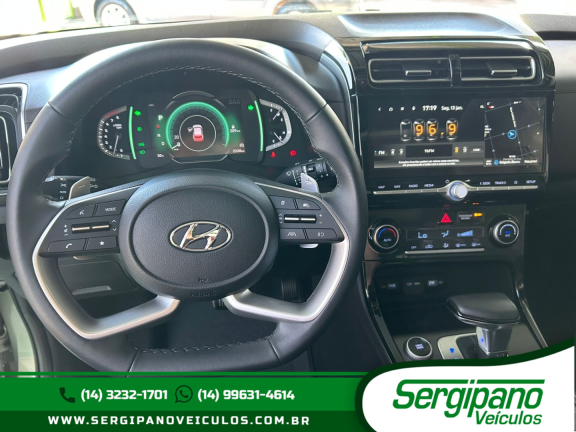 Creta 1.0 12V 4P FLEX TGDI TURBO PLATINUM AUTOMÁTICO