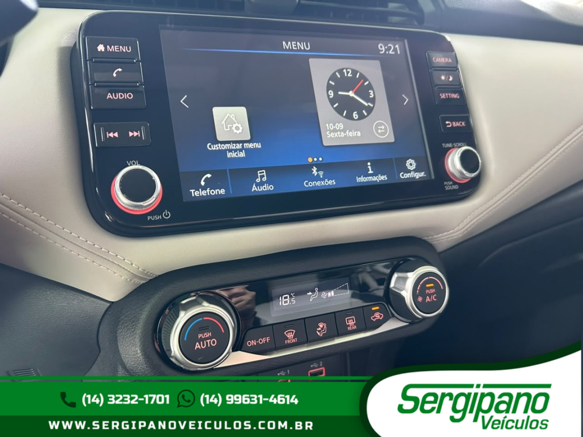 NISSAN Versa Sedan 1.6 16V 4P FLEX EXCLUSIVE XTRONIC AUTOMÁTICO CVT