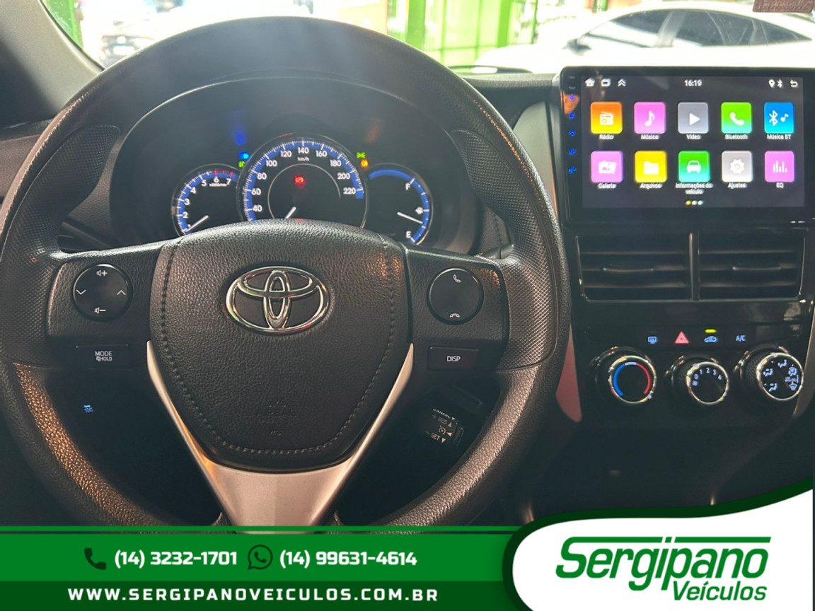 TOYOTA Yaris Sedan 1.5 16V 4P FLEX XL MULTIDRIVE AUTOMÁTICO CVT