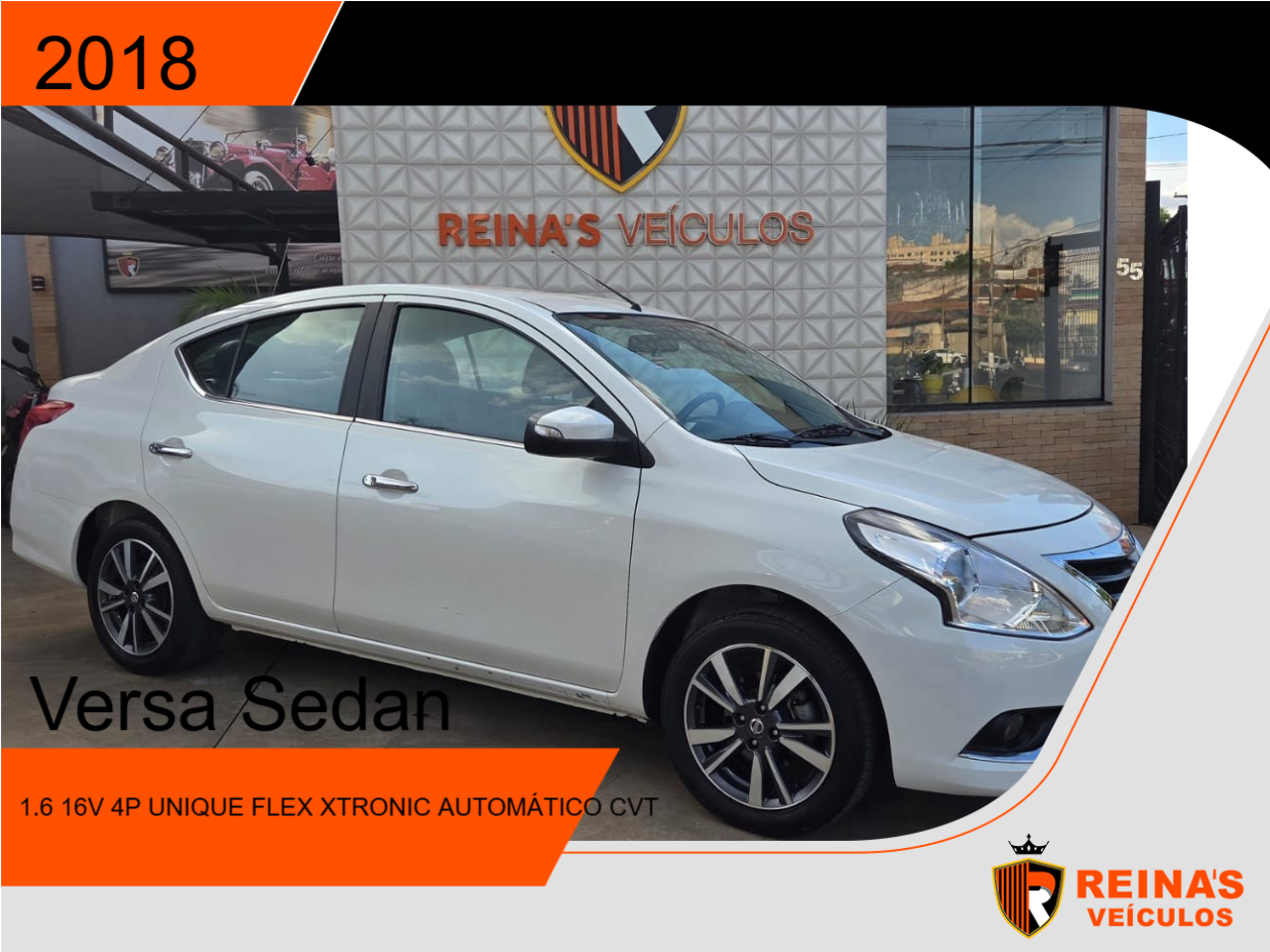 Versa Sedan 1.6 16V 4P UNIQUE FLEX XTRONIC AUTOMÁTICO CVT