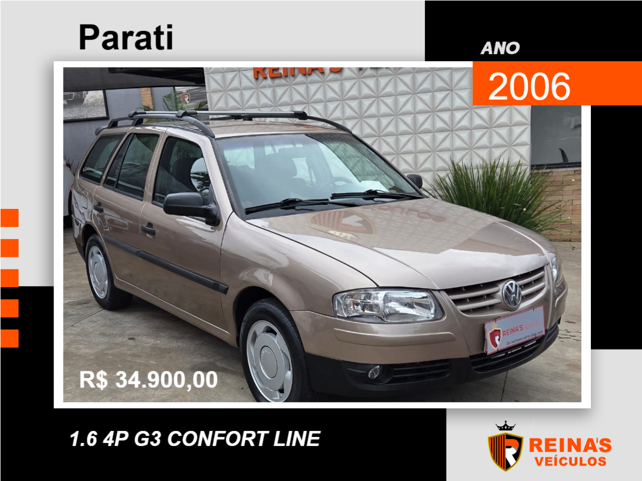 Parati 1.6 4P G3 CONFORT LINE
