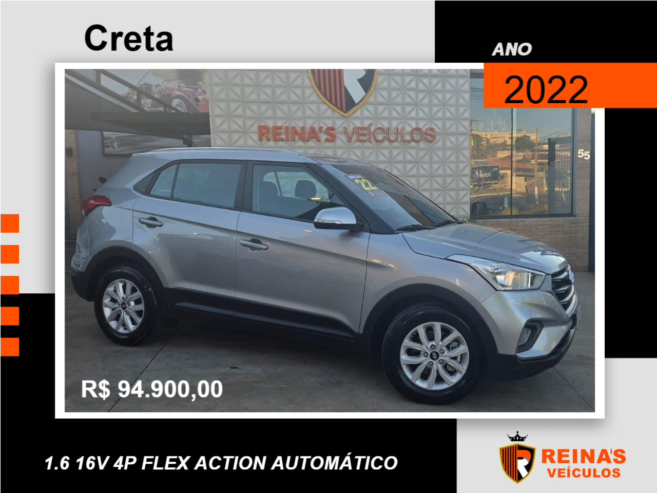Creta 1.6 16V 4P FLEX ACTION AUTOMÁTICO