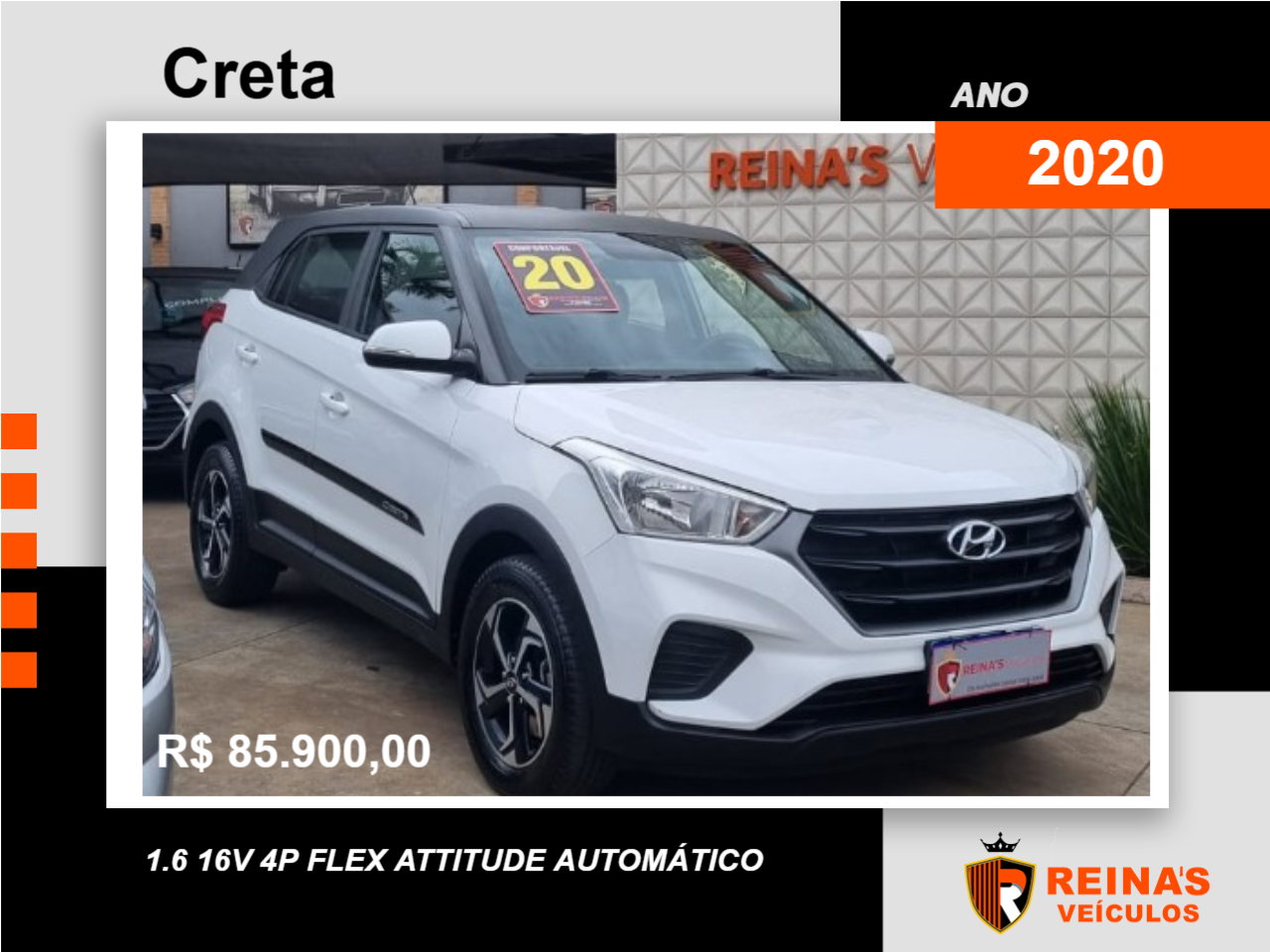 Creta 1.6 16V 4P FLEX ATTITUDE AUTOMÁTICO