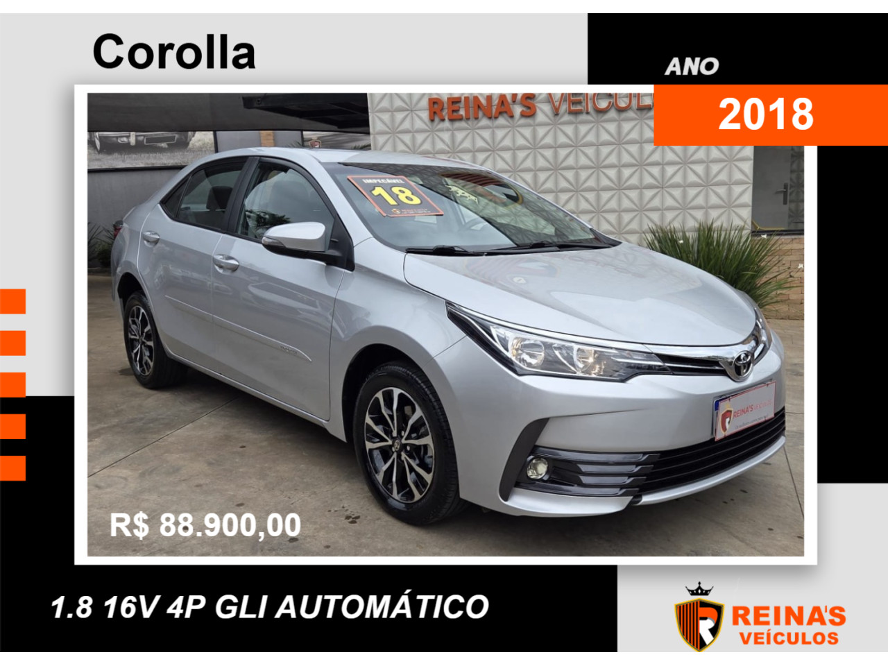 Corolla 1.8 16V 4P GLI AUTOMÁTICO
