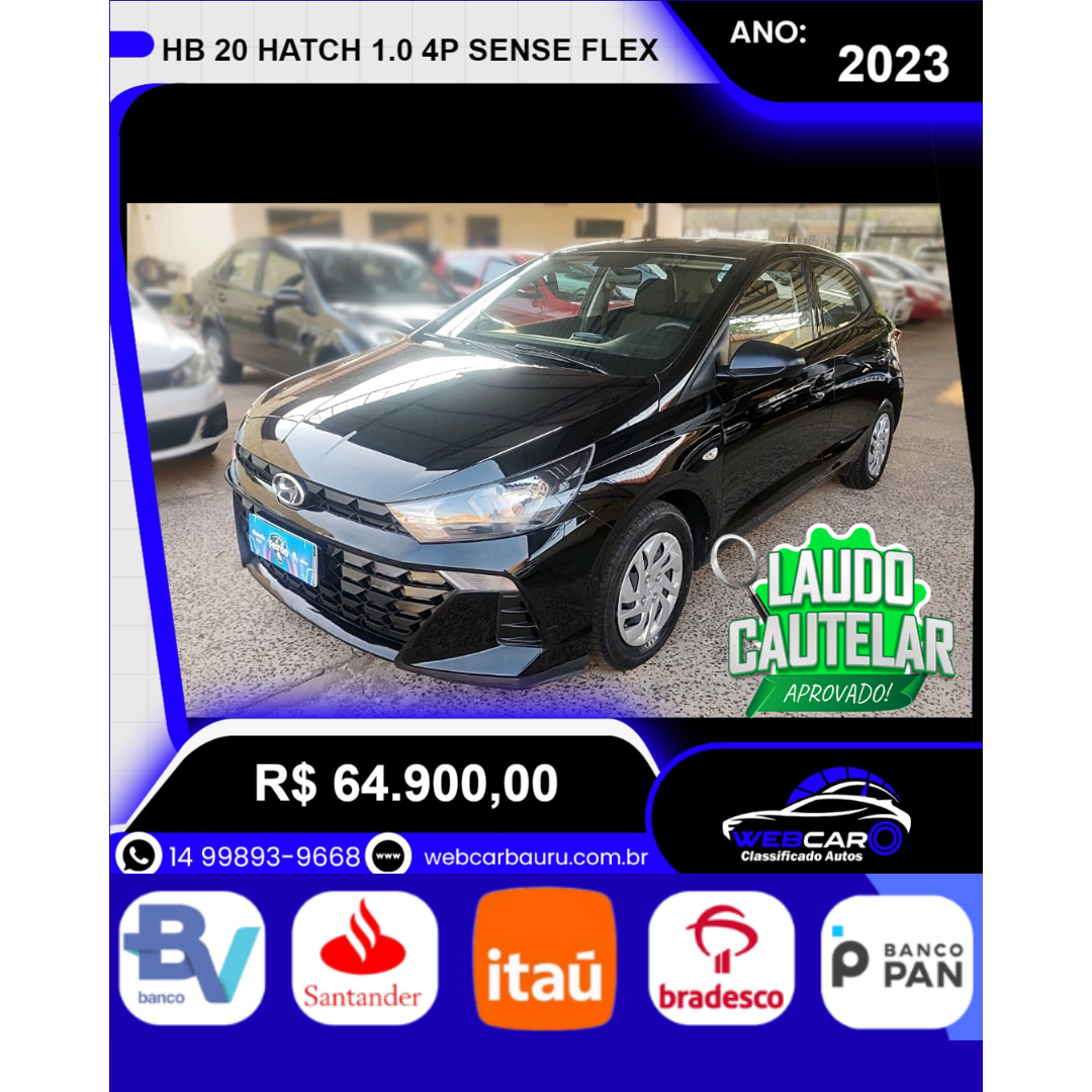 HB 20 Hatch 1.0 12V 4P FLEX SENSE