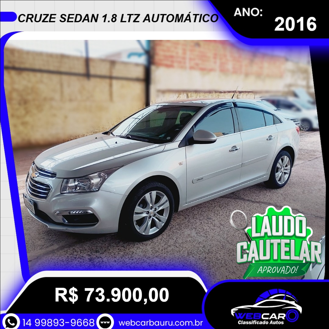 Cruze Sedan 1.8 16V 4P LTZ ECOTEC FLEX AUTOMÁTICO