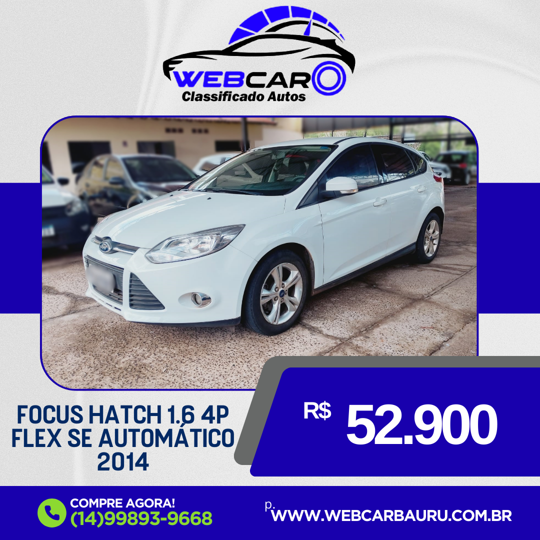Focus Hatch 1.6 16V 4P FLEX SE POWERSHIFT AUTOMÁTICO