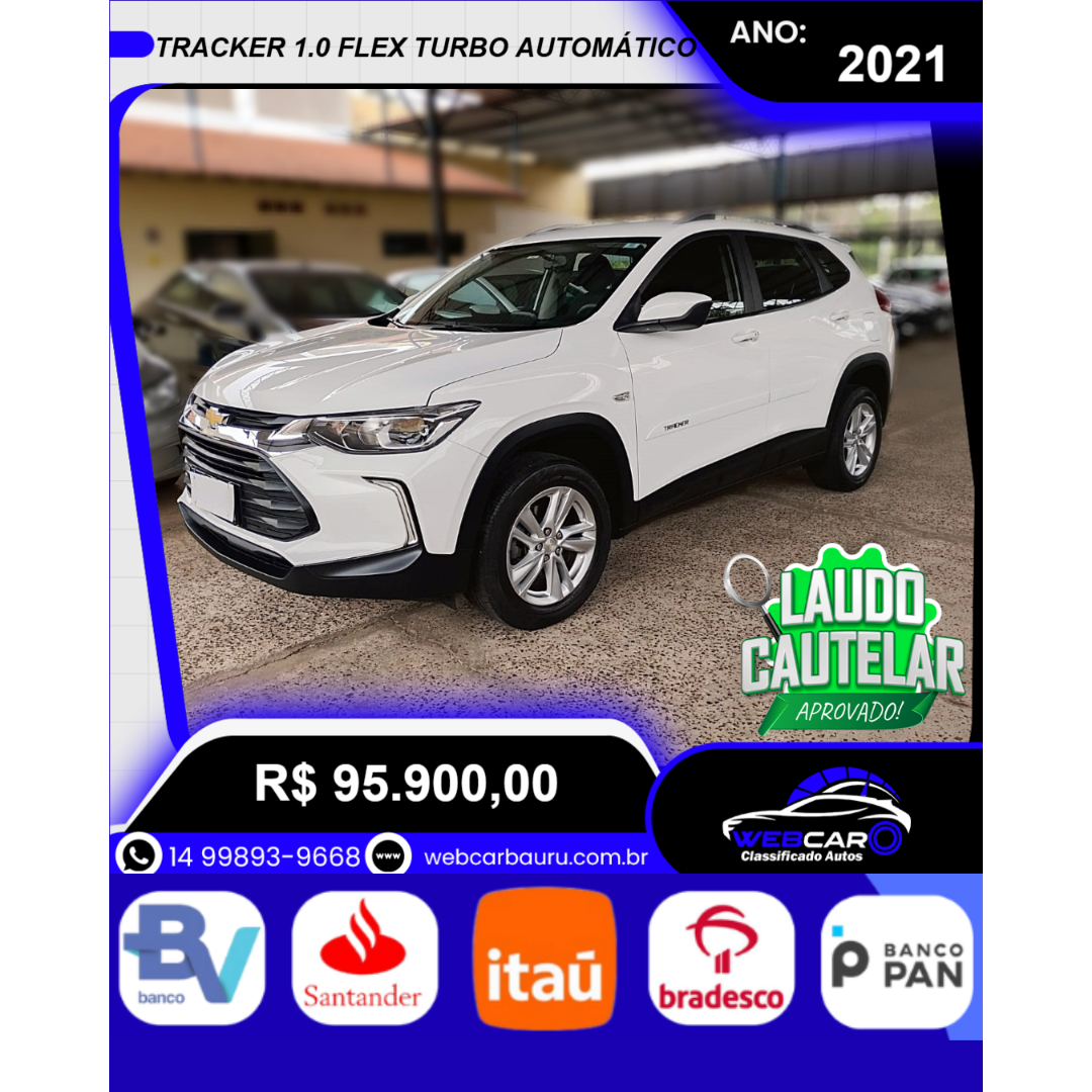 Tracker 1.0 4P FLEX TURBO AUTOMÁTICO