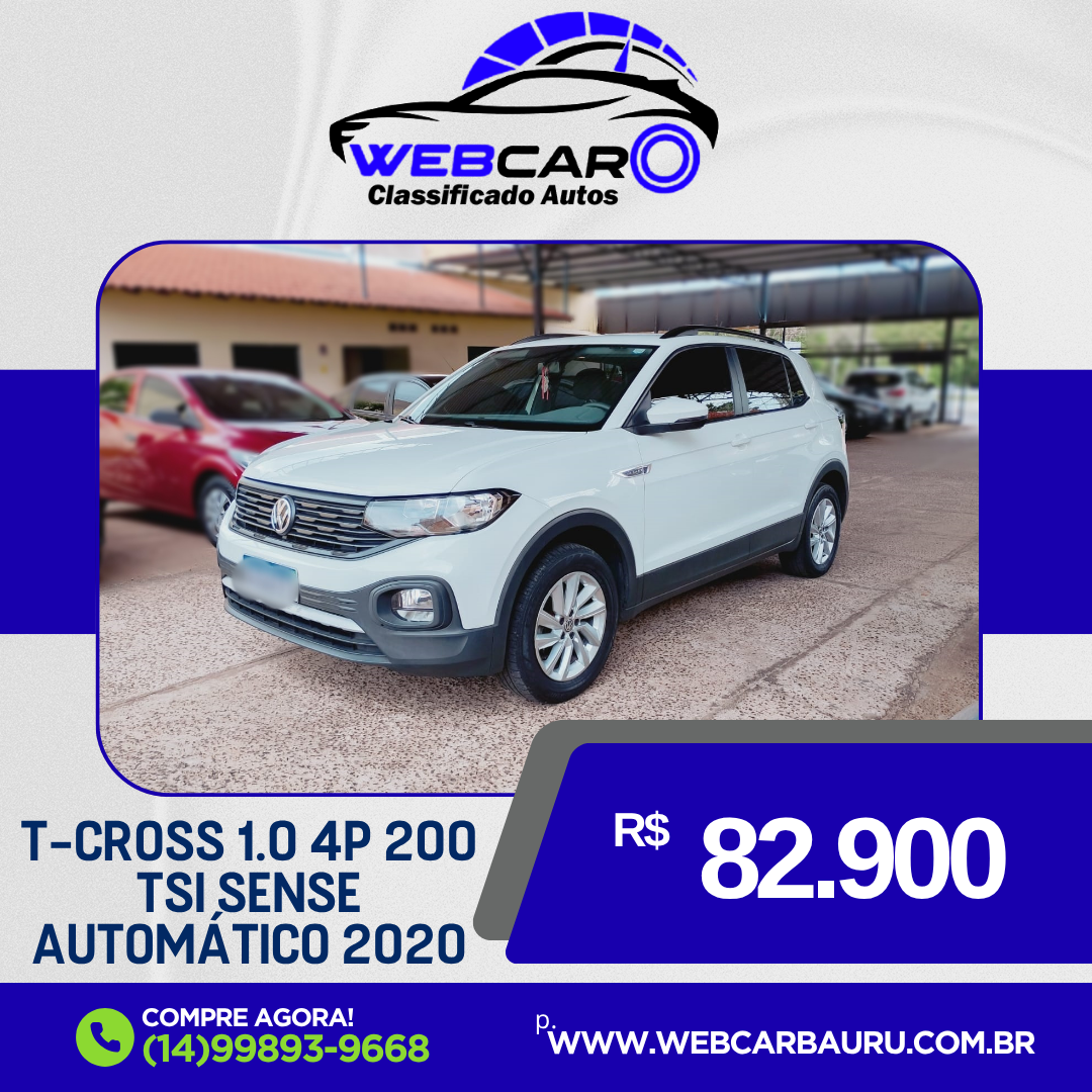 T-Cross 1.0 4P 200 TSI FLEX SENSE AUTOMÁTICO