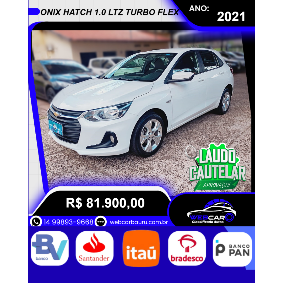 Onix Hatch 1.0 4P FLEX LTZ TURBO