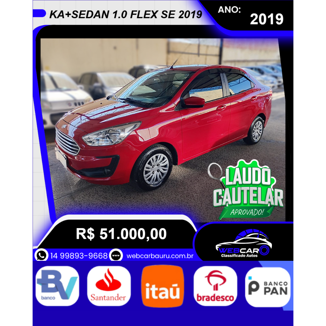 Ka + Sedan 1.0 12V 4P TI-VCT SE FLEX