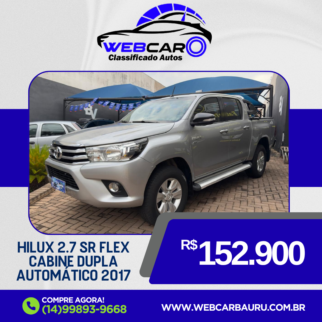 Hilux Caminhonete 2.7 16V 4P SR FLEX CABINE DUPLA AUTOMÁTICO