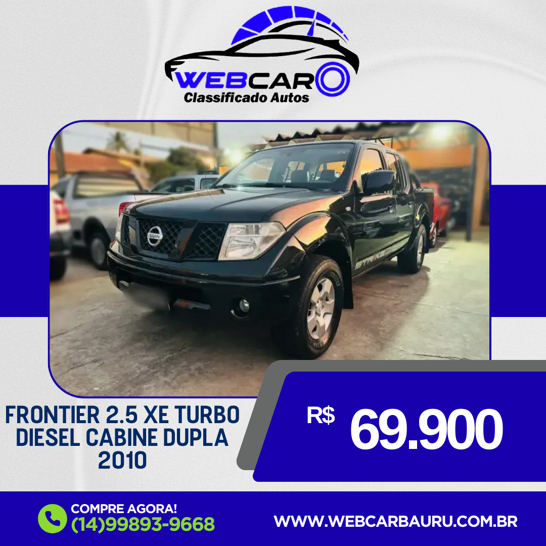 Frontier 2.5 XE TURBO DIESEL CABINE DUPLA