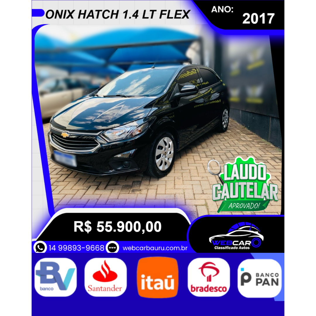 Onix Hatch 1.4 4P FLEX LT