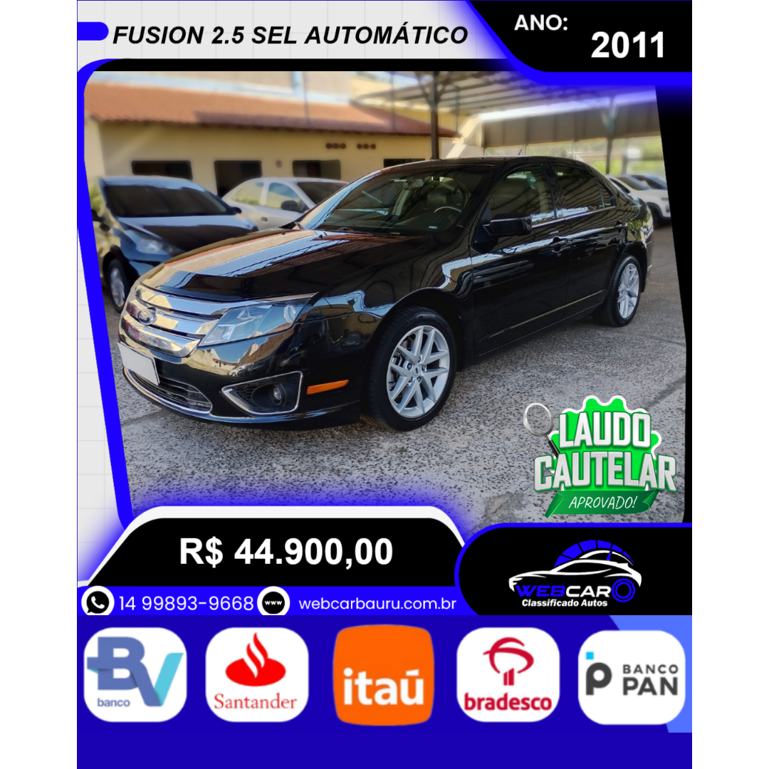 Fusion 2.5 16V 4P SEL AUTOMÁTICO
