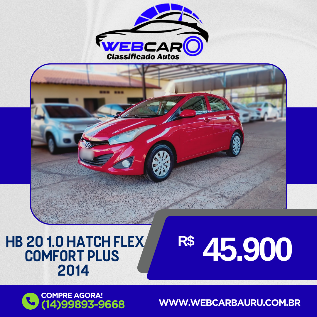 HB 20 Hatch 1.0 12V 4P FLEX COMFORT PLUS