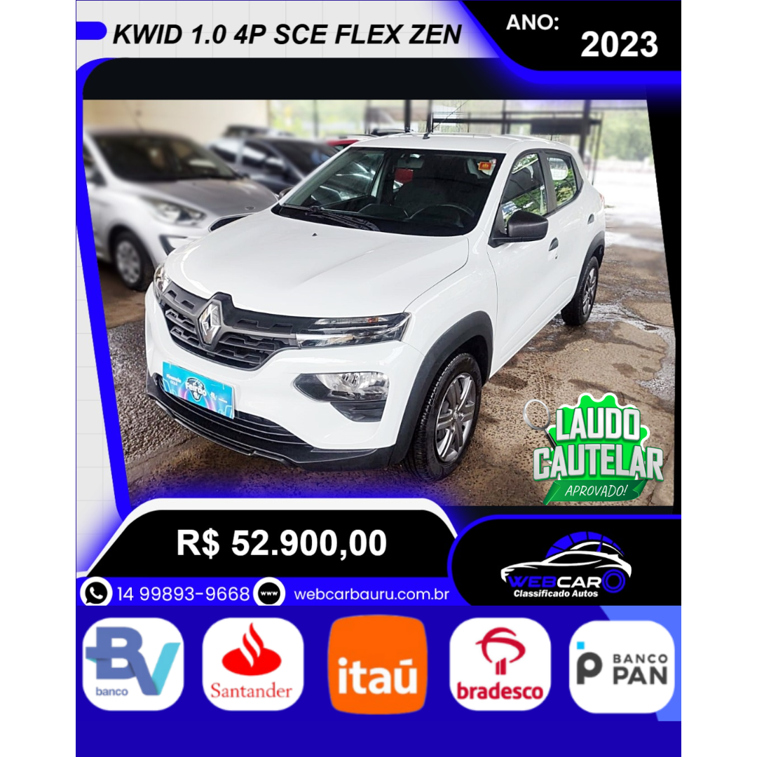 Kwid 1.0 12V 4P SCE FLEX ZEN