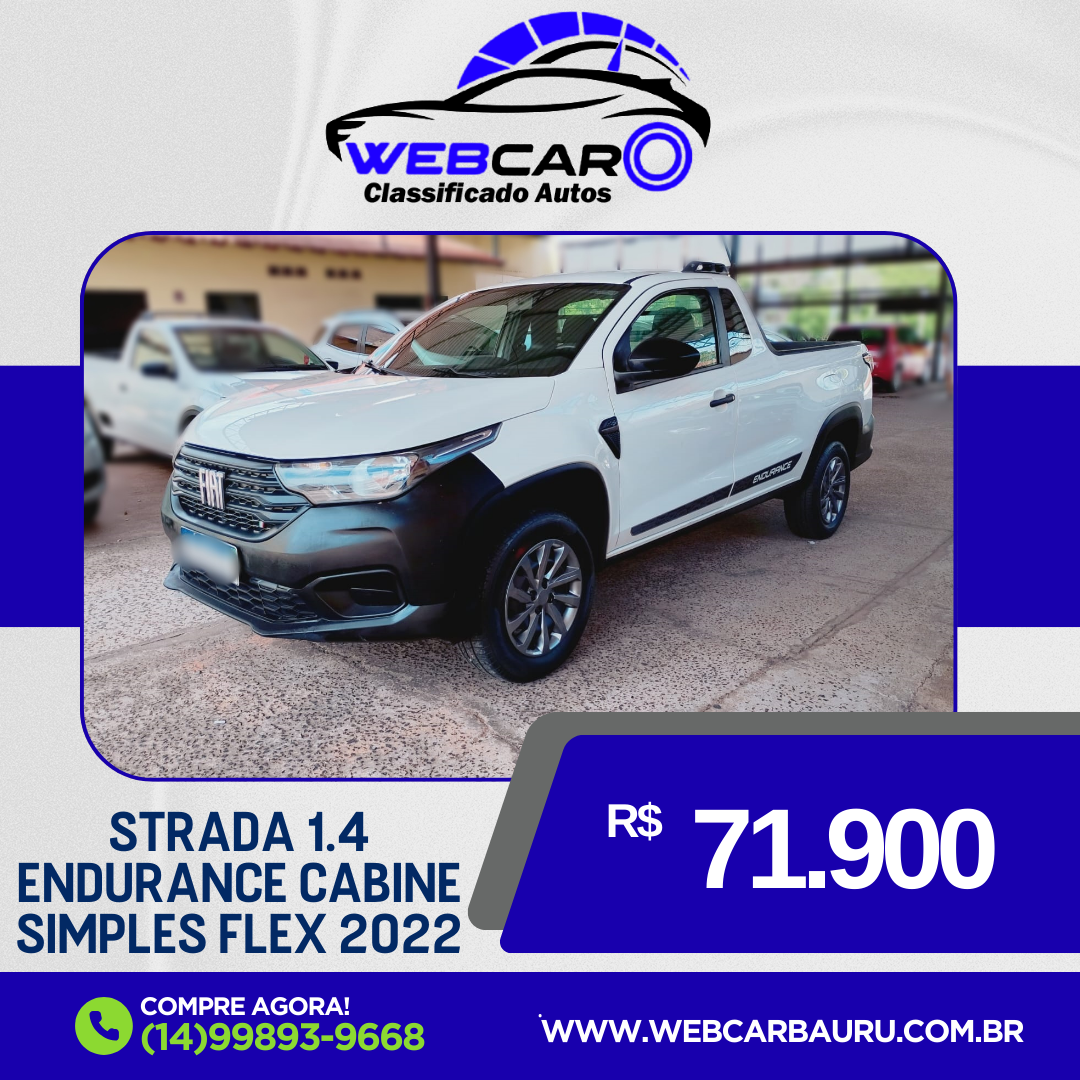 Strada 1.4 FLEX ENDURANCE CABNE SIMPLES