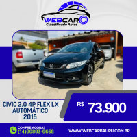 HONDA Civic 2.0 16V 4P FLEX LX AUTOMÁTICO